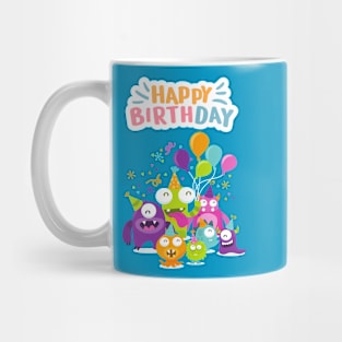 Happy Birthday Monster Mug